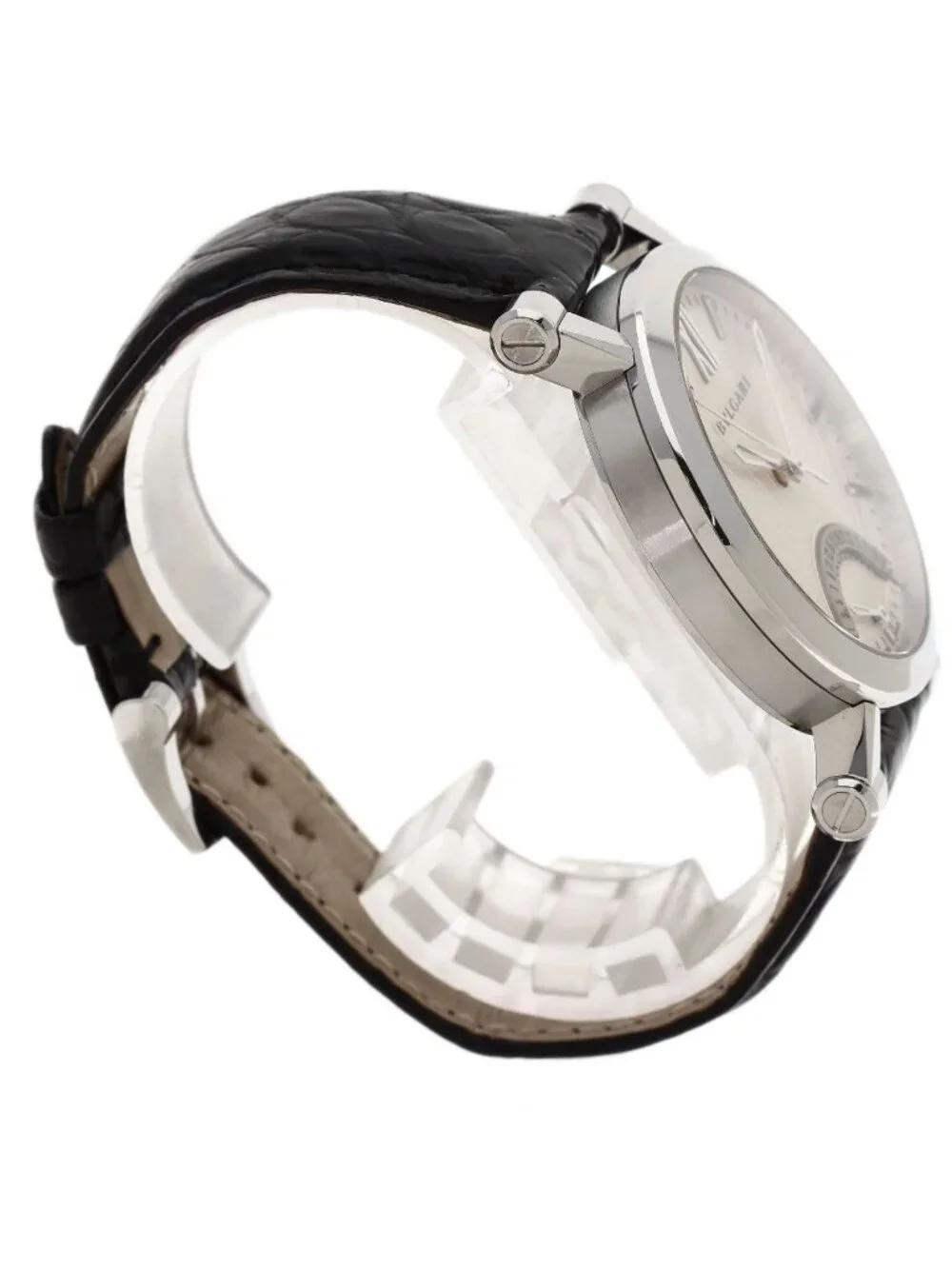 Bvlgari Sotirio Watch SS Leather